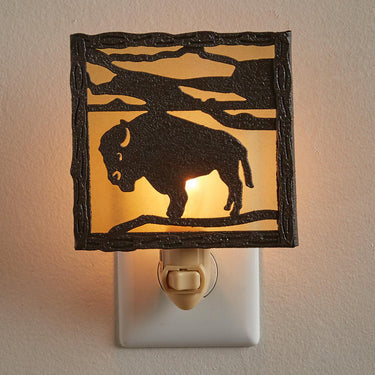 Bison Night Light - Park Designs - The Fox Decor